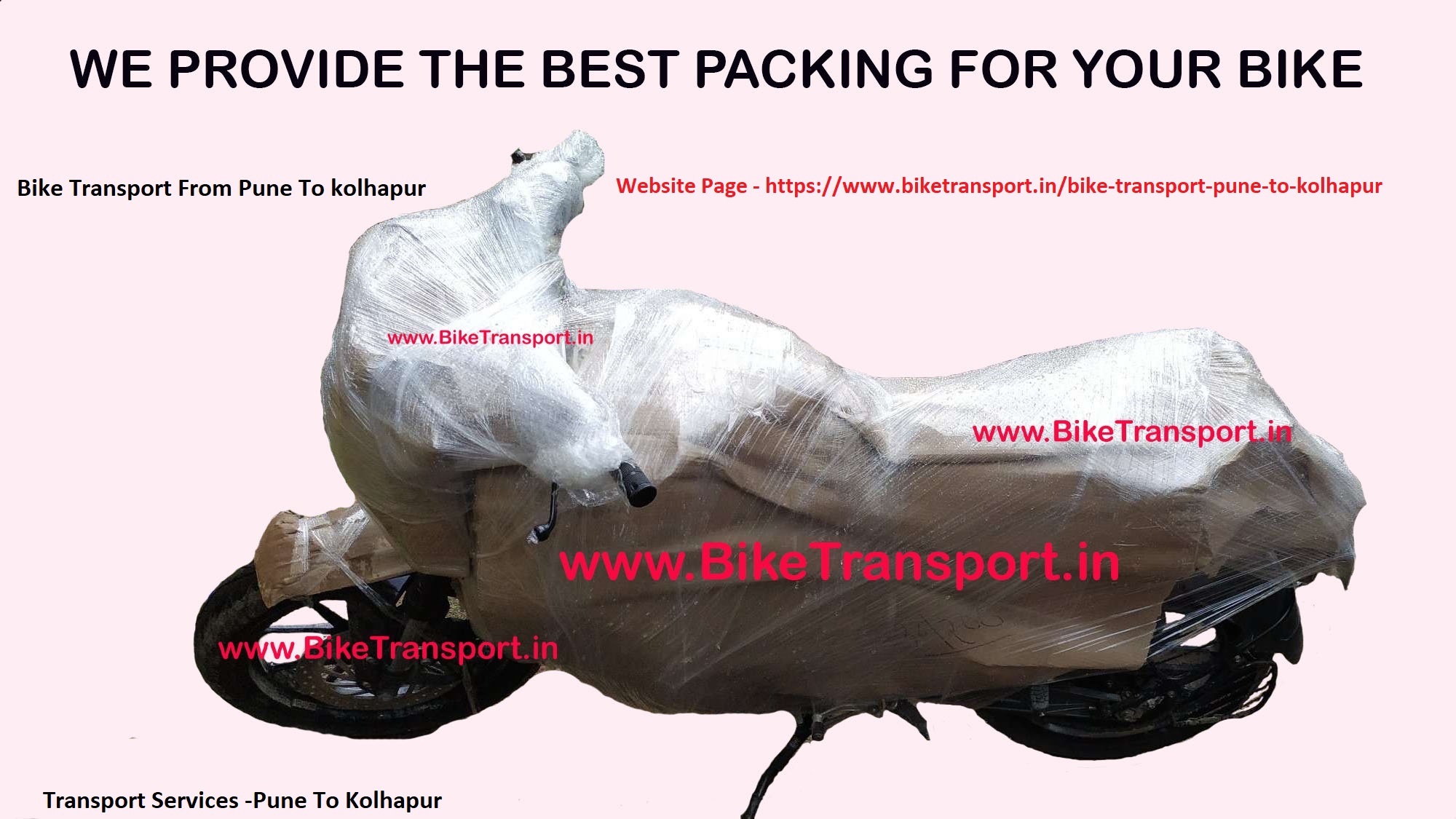 Bike Transport Pune To kolhapur